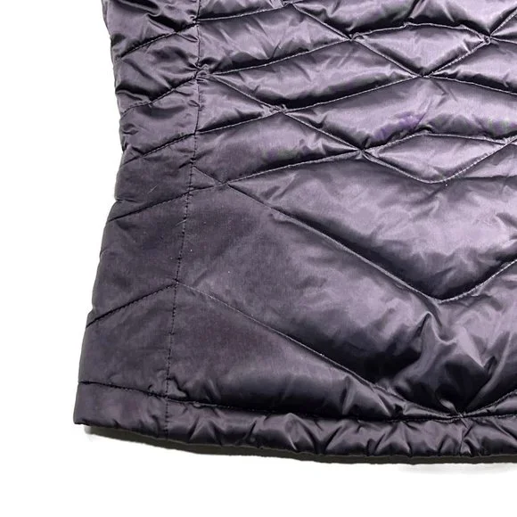 The North Face Aconcagua 550 Down Vest Womens Small Purple Quilted Zip Puffer - Picture 12 of 12